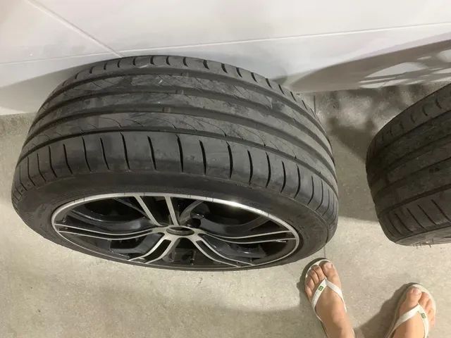 Rodas aro 18 / 4 pneus zeros  - Foto 3