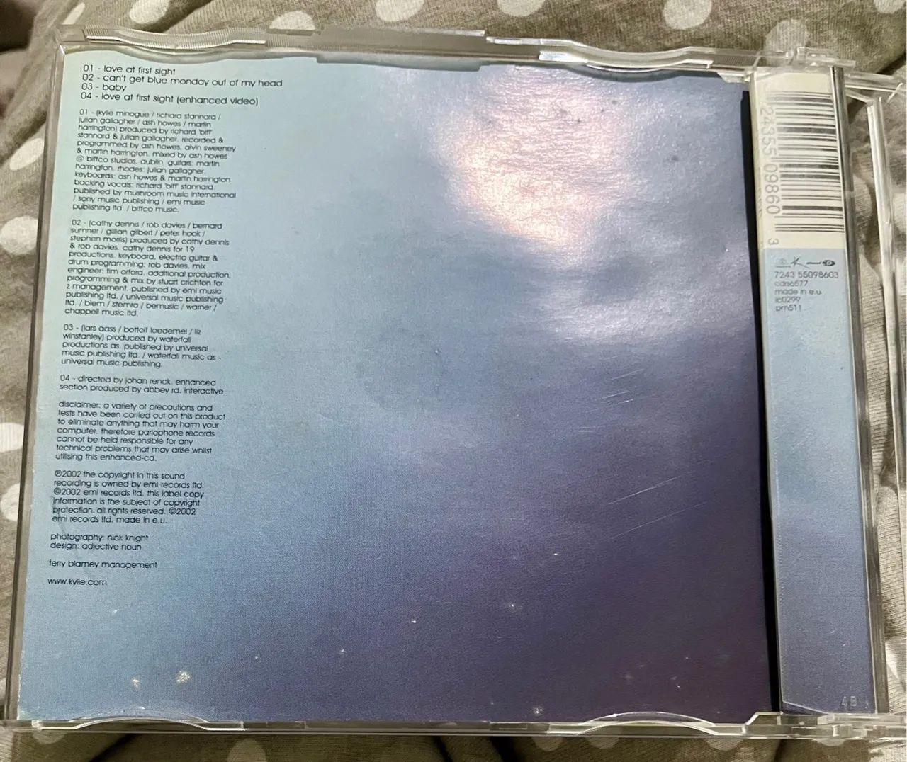 CD Kylie Minogue - Love At First Sight - Foto 2