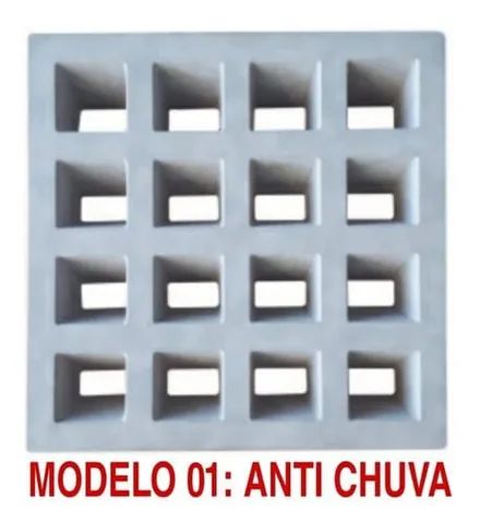 Elemento vazado cobogó 39x39 