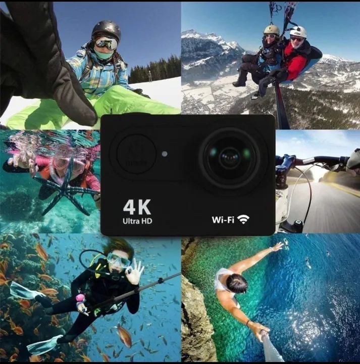 Camera Esportiva prova d'água 4k. promoção - Foto 4