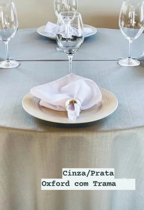 Toalha de mesa redonda 2,80 m para festa - Foto 4