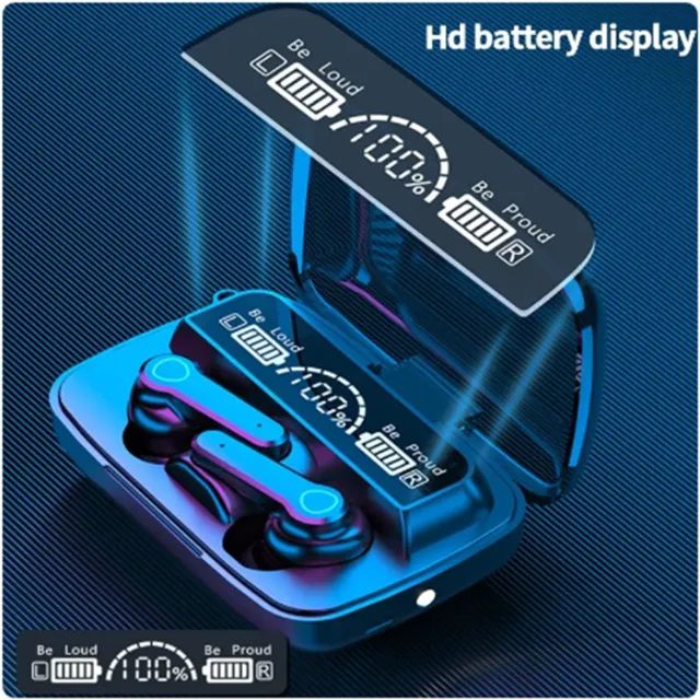 Fone de Ouvido M19 Sem Fio Bluetooth 5.1 Display Digital - Foto 2