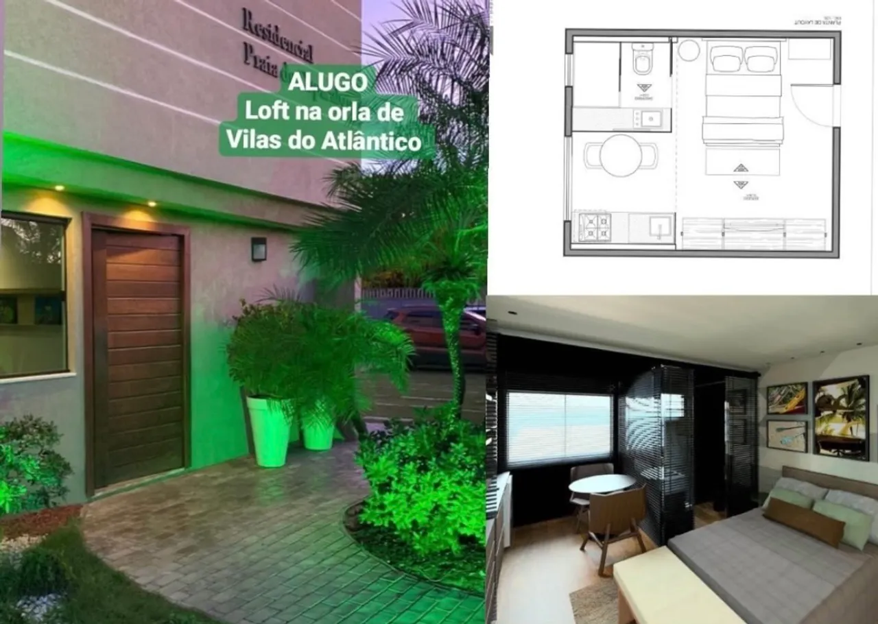 Studio na Praia de Vilas do Atlântico
