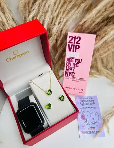 Conjunto kit feminino relógio smartwatch D20 colar e brincos  - Foto 4