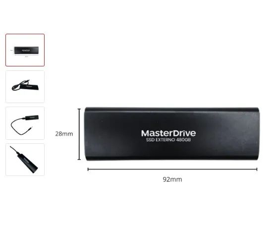 SSD Externo MasterDrive 480GB - Portátil USB 3.0 - Foto 5