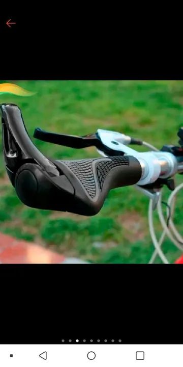 Par de manopla de bicicleta - Foto 3