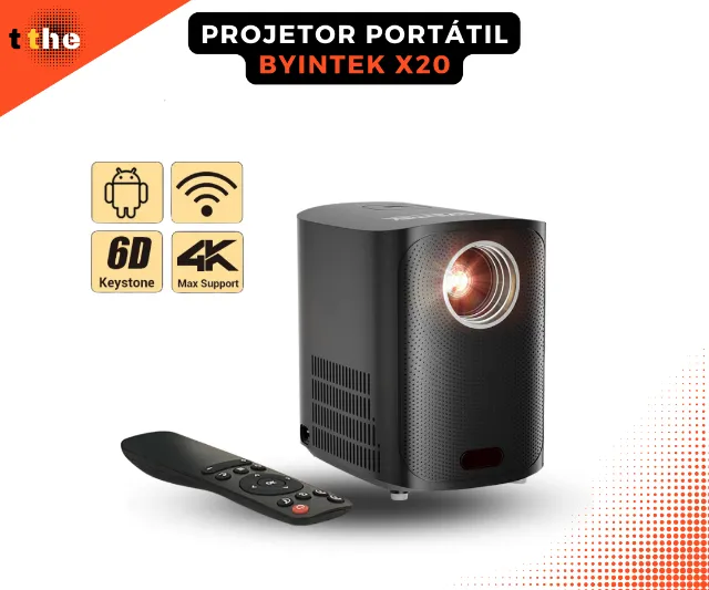 Projetor portátil Byintek X20