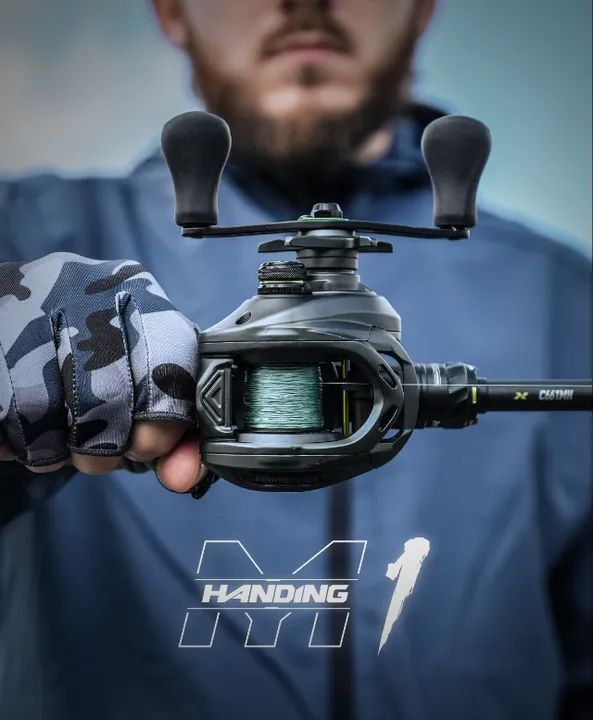 Carretilha Pesca Handing M1 8kg Esquerda - Foto 5