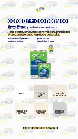 Tinta Coral Coralar + Economico Late 3,6L Branco - Foto 4