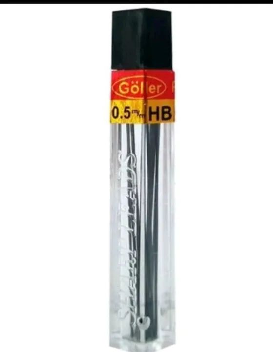 Kit 5 tubos de grafite para Lapiseira 0,5 HB Goller tubo com 12 grafites cada  - Foto 2