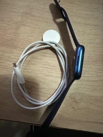 Apple Watch Série 7 45mm GPS - Azul - Foto 5