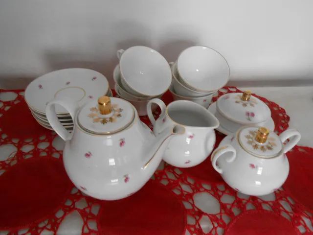 Jogo de chá Porcelana Mauá (no estado)