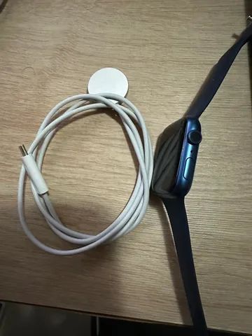 Apple Watch Série 7 45mm GPS - Azul - Foto 4