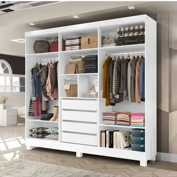 guarda roupa casal malibu new 6 portas - Foto 2