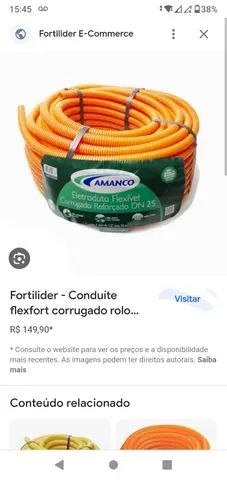 Eletrodutos corrugados. - Foto 4