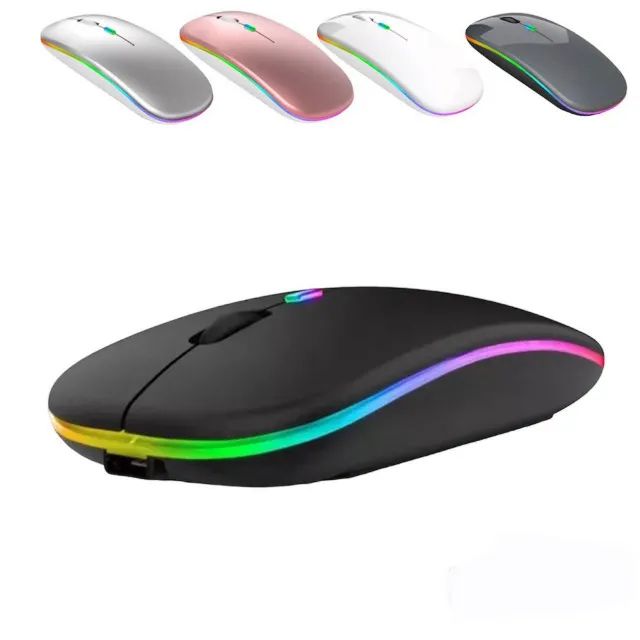 Mouse sem fio recarregavel RGB E-1300Pro - Foto 3