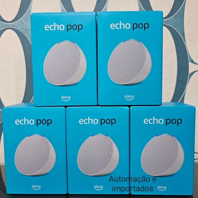 Dispositivo Smart Home Echo Pop Alexa B09ZXN77L2 Branco -  - Info  Store - Prod