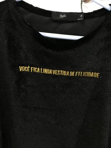 Blusa de veludo