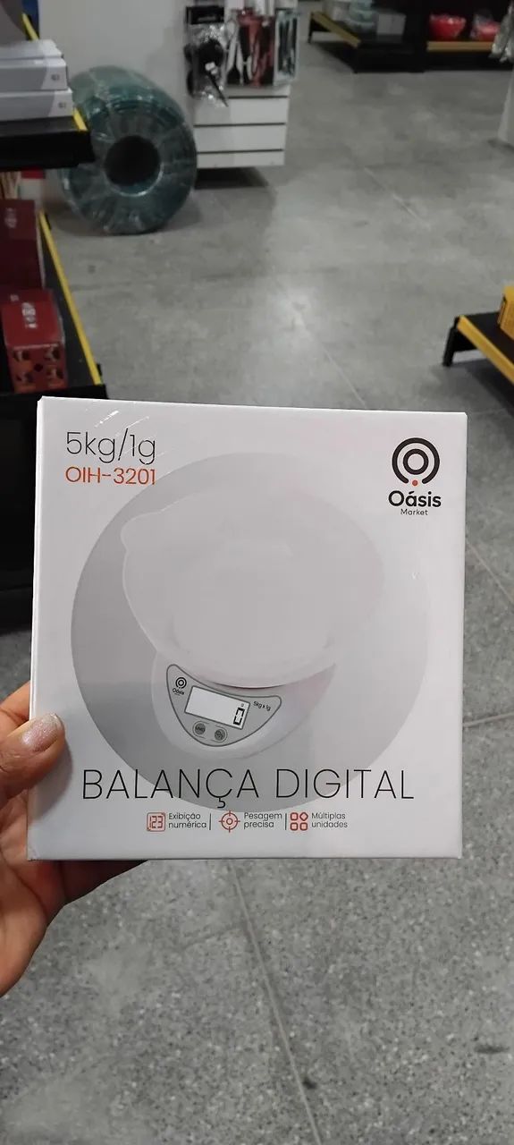 Balança manual digital cozinha 