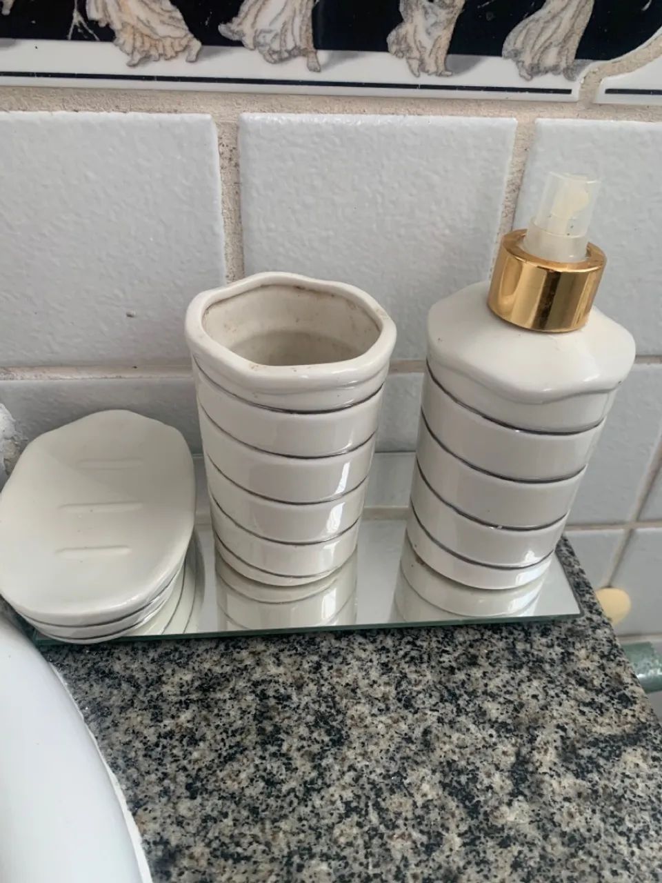Conjunto de acessórios para banheiro - Foto 2