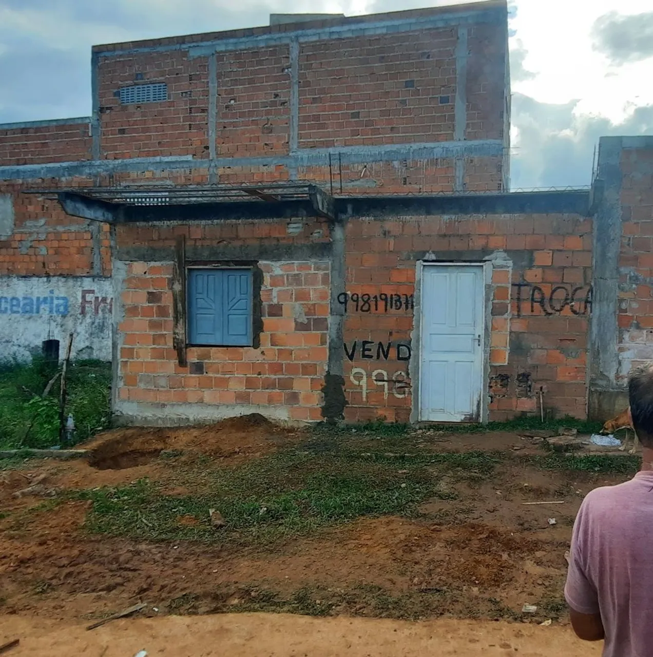 Casa ainda em obras