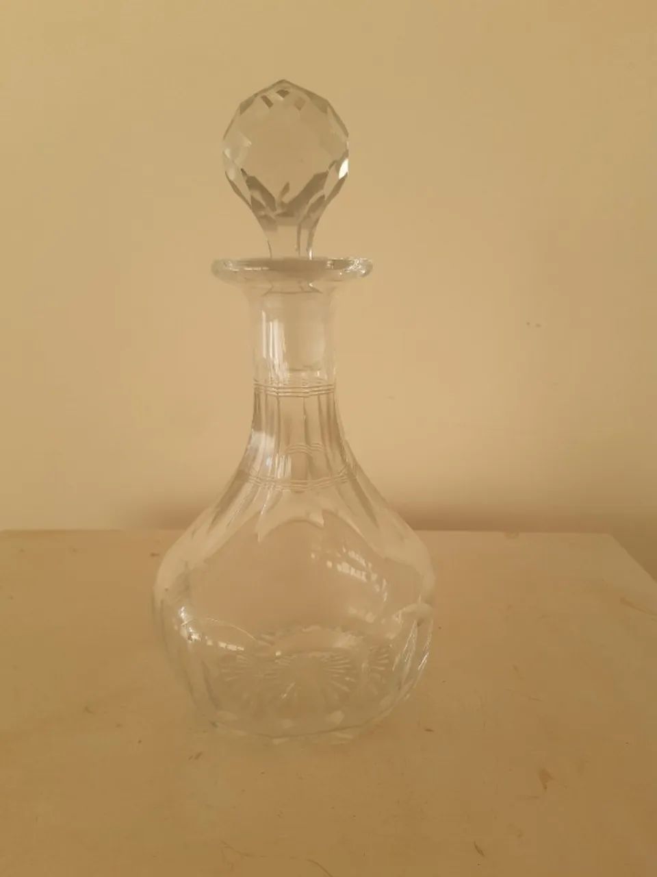 Garrafa licoreira de cristal lapidado - Foto 2