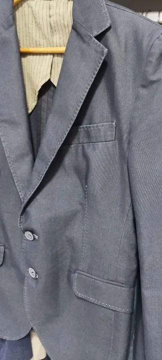 Blazer Zara Masculino Cor Grafite  - Foto 3
