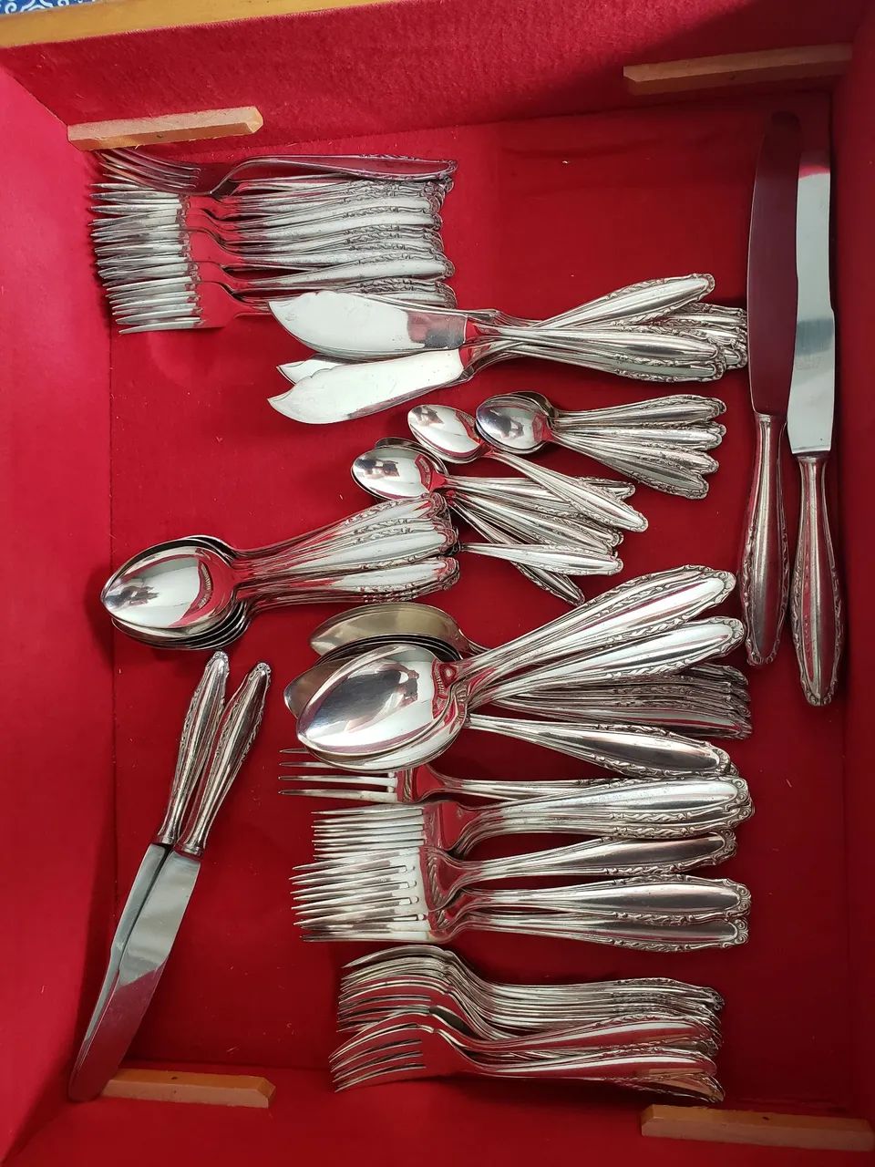 Faqueiro Antigo prata Rádio  - Foto 3