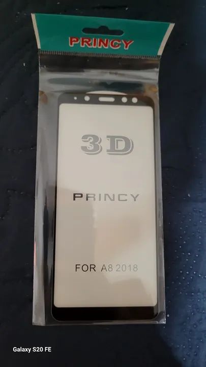 Película de Vidro Temperado 3D para Samsung A8 2018 - Foto 2