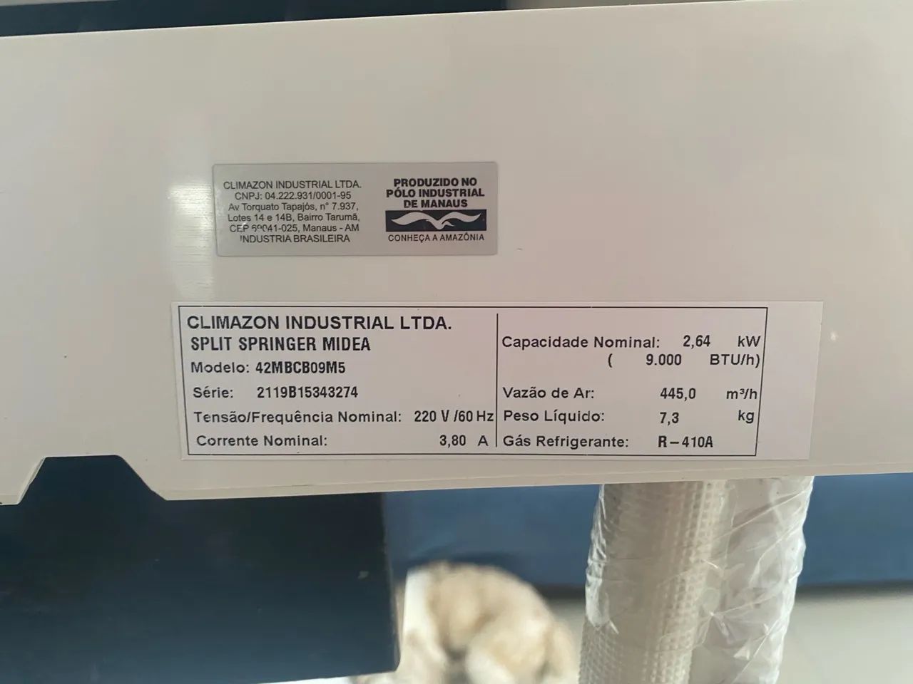 Ar Condicionado Inverter Springer Split 9000 BTUs - Foto 2