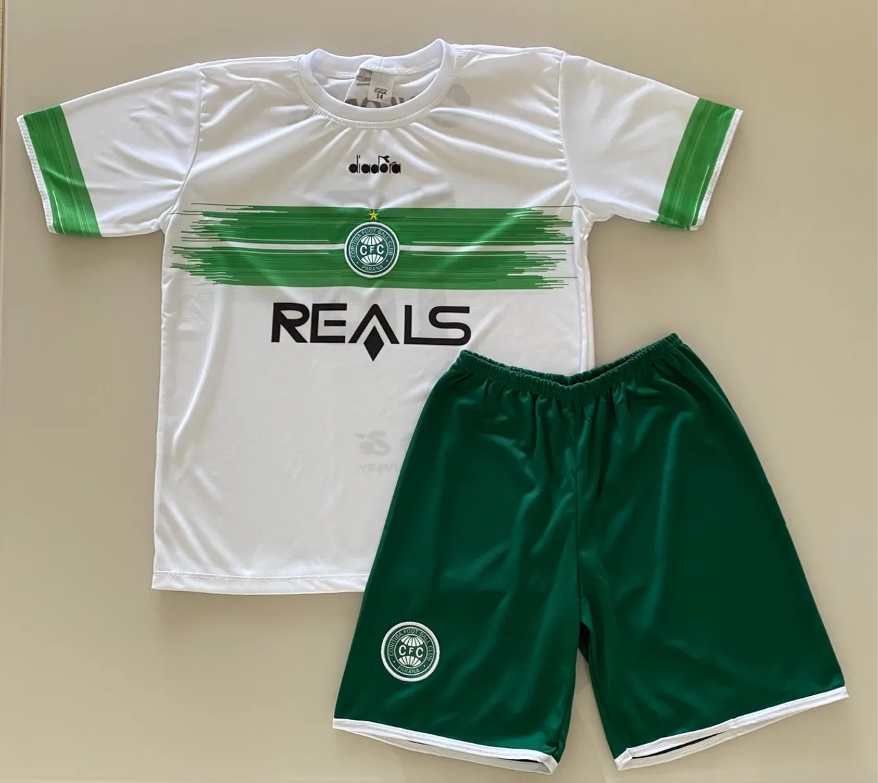 Conjunto infantil Coxa / Coritiba | Camisa+ Bermuda. Há todos os tamanhos disponíveis