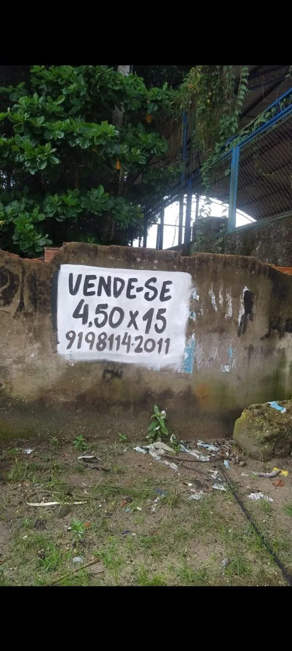 Terreno 4,5 x 15mt