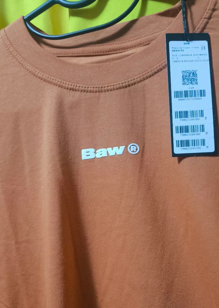 Camiseta Regular Selfie Colors On Laranja G - Foto 5