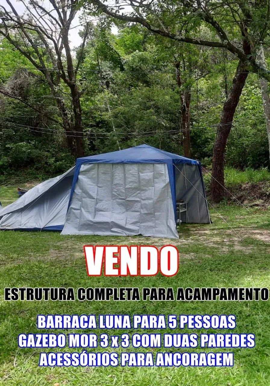 Barracas e Gazebo para Camping Completo