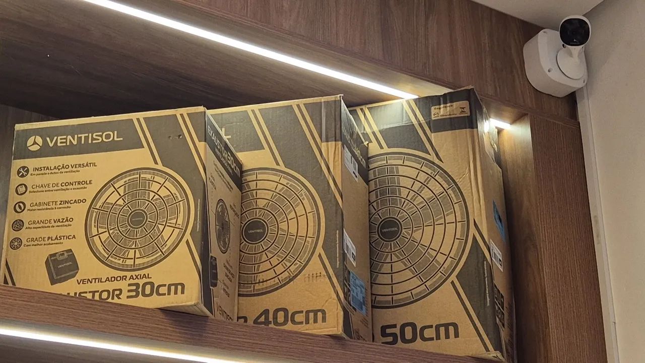 Exaustores Ventisol novo (30cm, 40cm e 50cm)