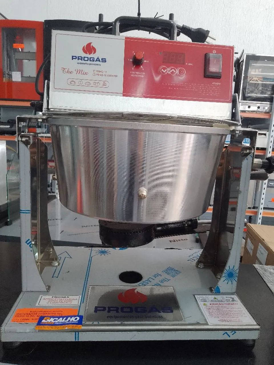 MISTURADOR COMPACTO 10L PROGAS - NOVO