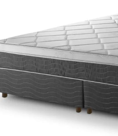 Cama Box Casal Queen + Colchão Queen New Londres  - Foto 2