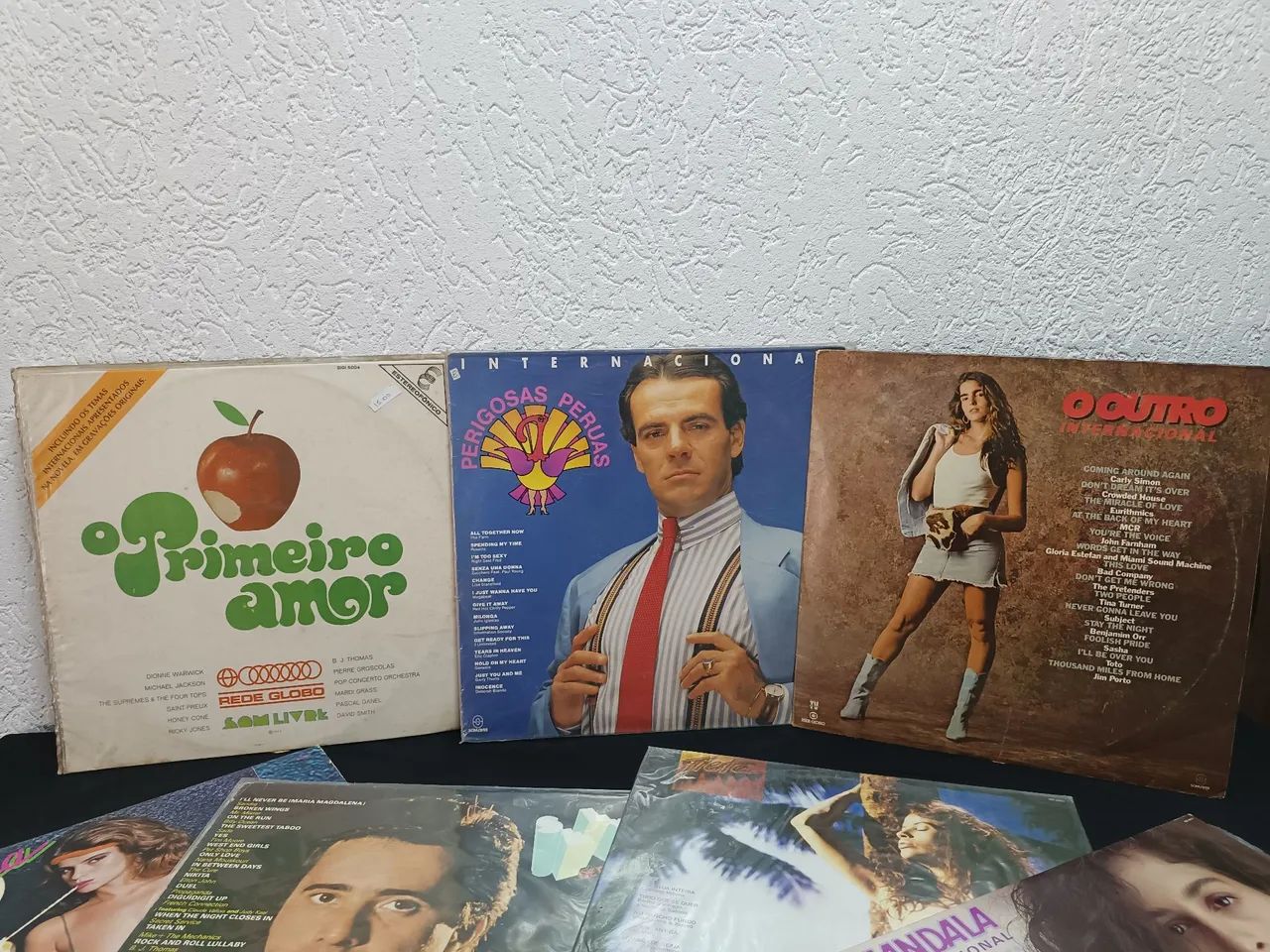 Lote 7 Discos de novela 