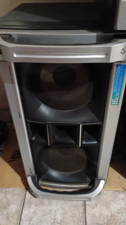 Som Sony muito bom dois FT em casa caixa  - Foto 4