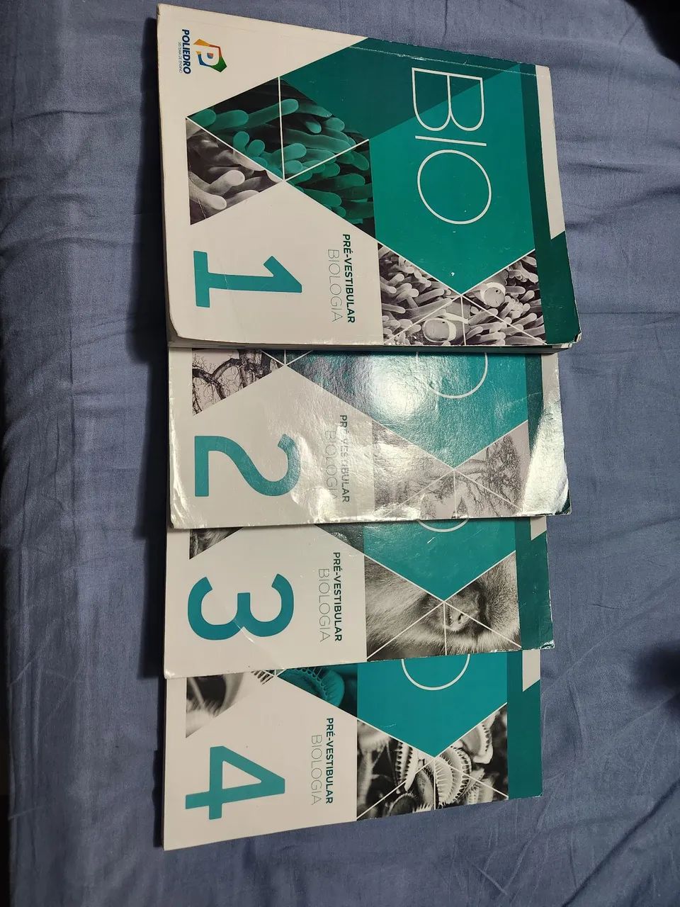 Livros Biologia Pré-Vestibular Poliédoro - Volumes 1 a 4