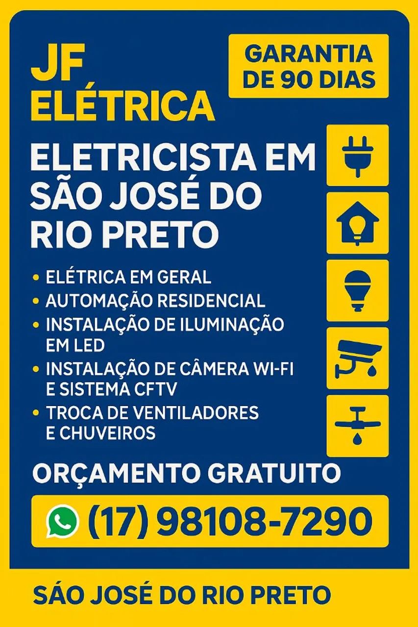 Eletricista residencial e comercial 