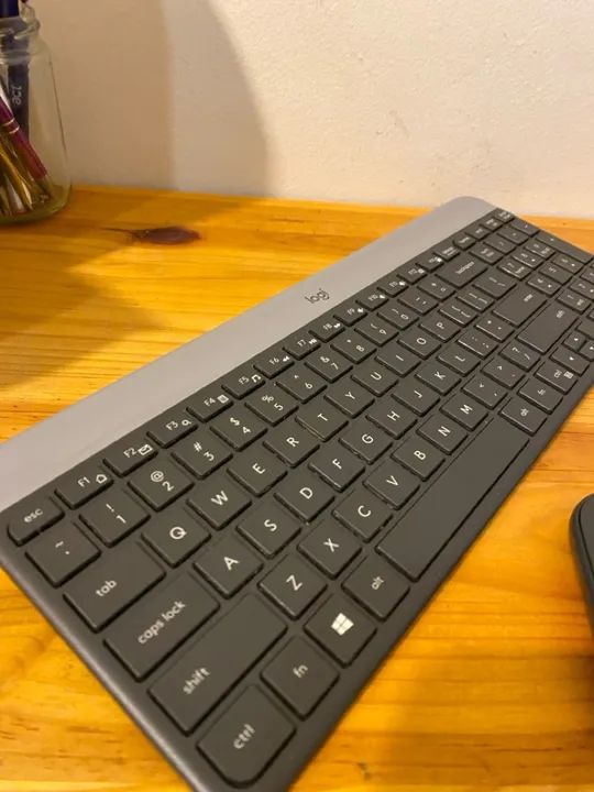 Teclado e mouse sem fio logitech - Foto 2