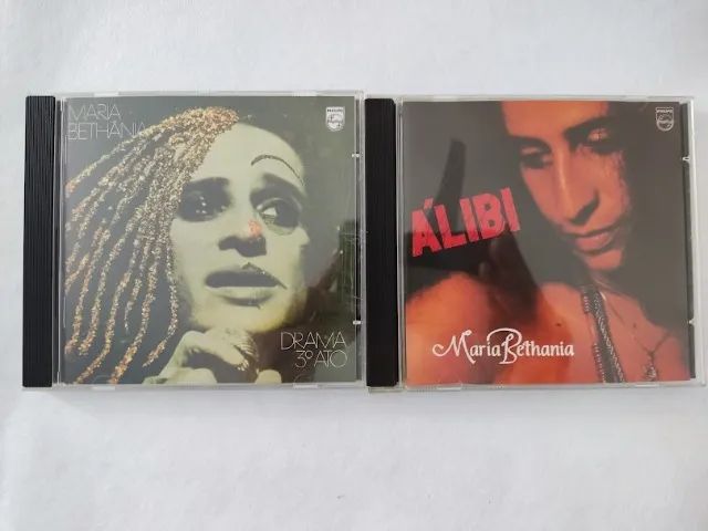 Kit 2 Cds Maria Bethania - Alibi e Drama 3° Ato 