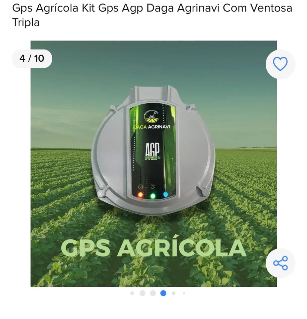 Gps Agrícola Kit Gps Agp Daga Agrinavi Com Ventosa Tripla - Foto 3