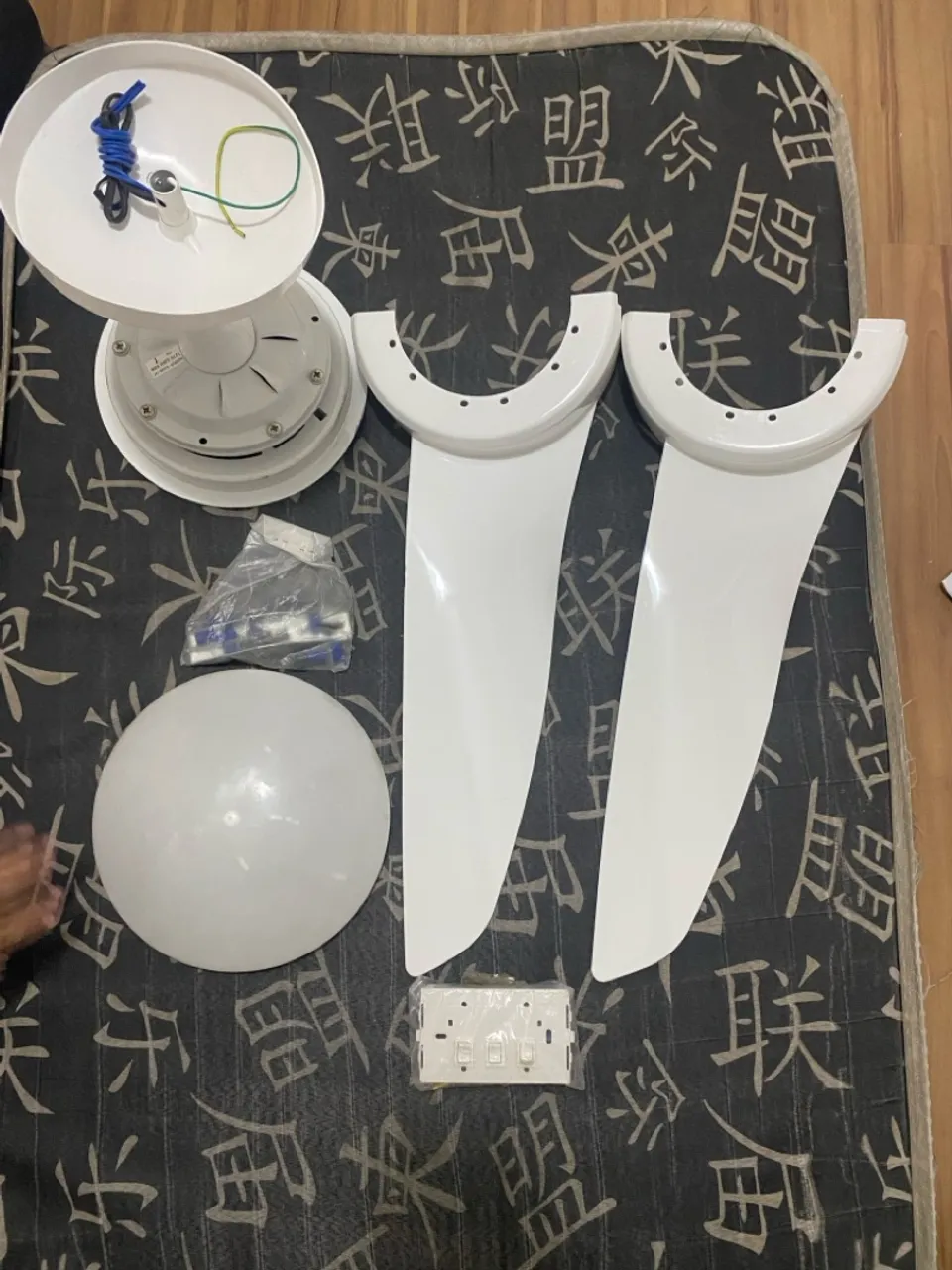 Ventilador de Teto Completo - Branco