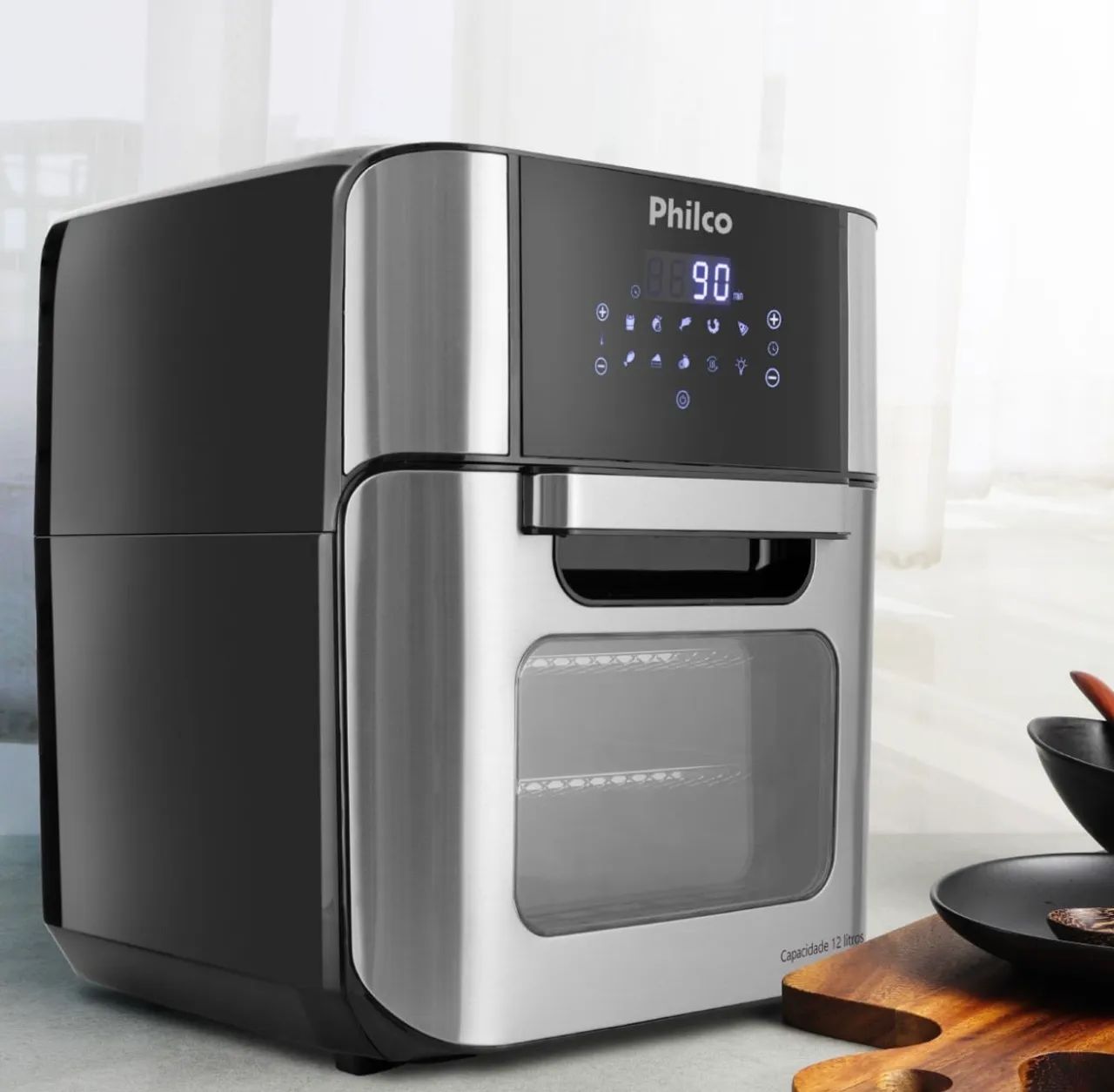 PROMOÇÃO DIA DAS MÃES - Air Fryer Philco 12 Litros - Foto 3