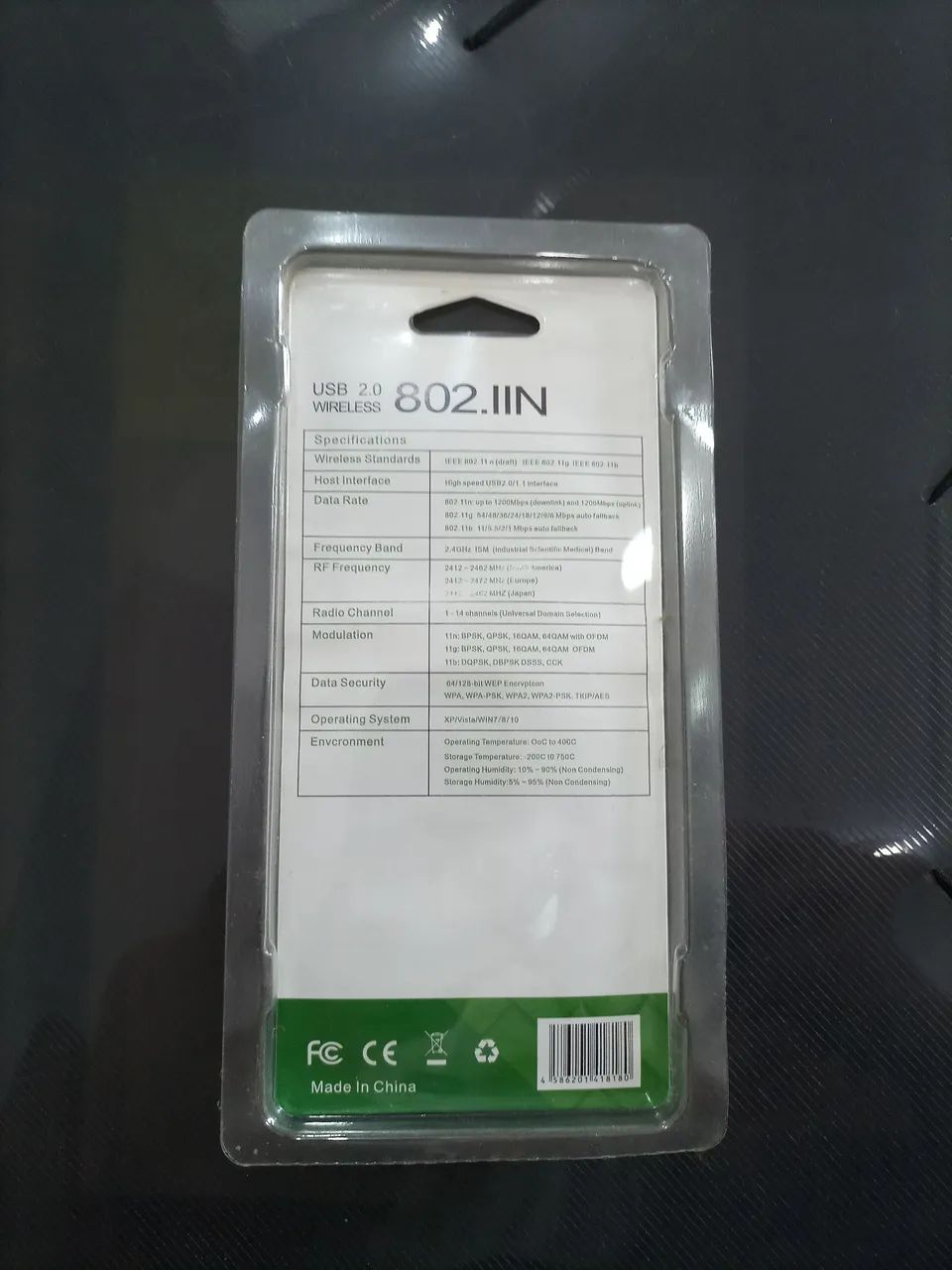 Adaptador Para Wifi Pc Notebook Usb Antena Wireless - Foto 2