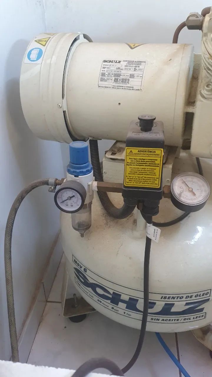 Compressor odontológico pequeno 220V - Foto 2