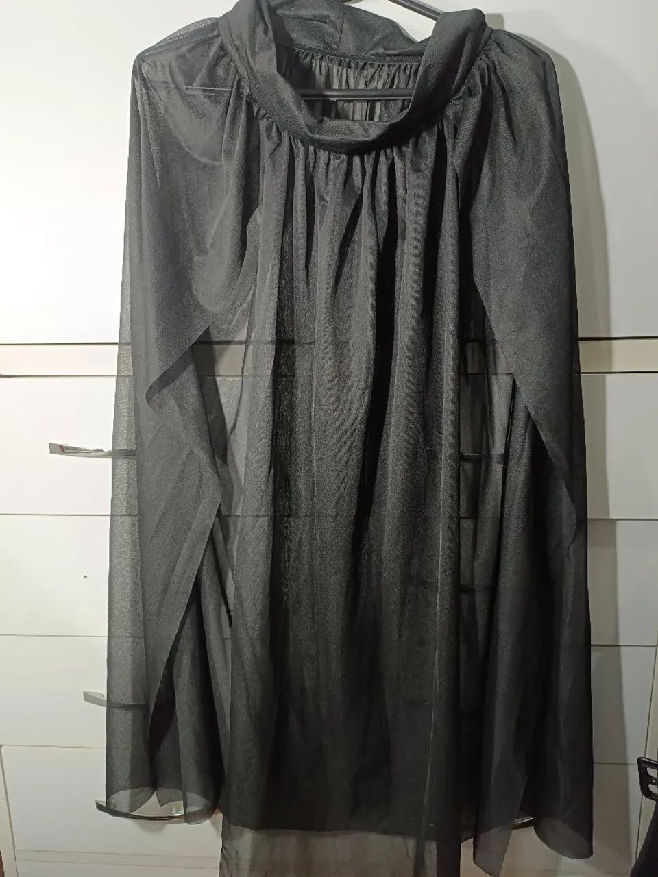 Saia de tule sobreposição 