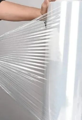 FILME STRETCH TRANSPARENTE 50 CM COM TARUGO 25 MICRAS - Foto 2